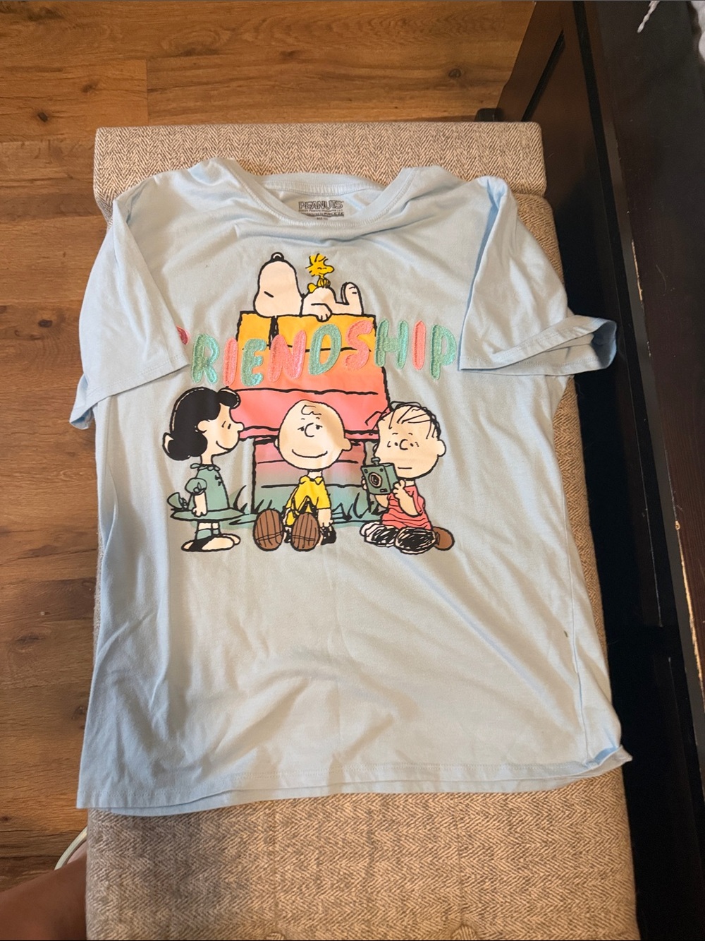 Peanuts Light Blue 'Friendship' Graphic Tee - Peanuts